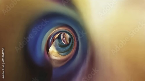 Abstract swirl pattern blending warm and cool colors for artistic visuals.