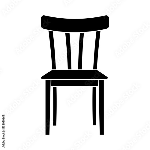 Chair Icon Glyph