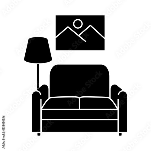 Furniture Icon Glyph