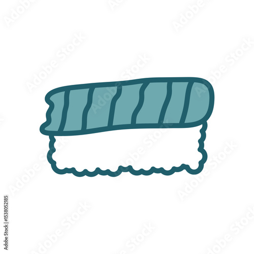 sushi icon vector design template simple and clean