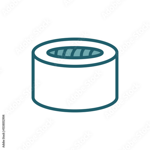 sushi icon vector design template simple and clean