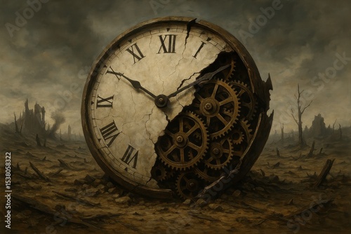 conceptual art time destruction urgency stress