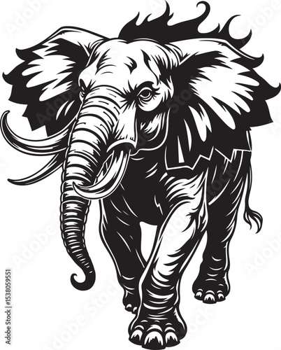 Elephant vector illustration