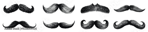 set mustaches.