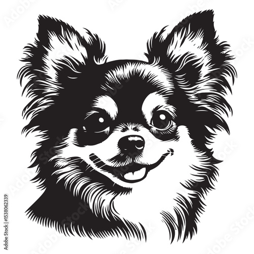 vector illustration of a dog