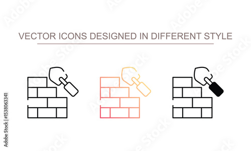 Floor Tiles icon design with white background stock illustration