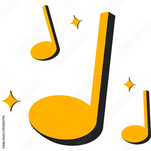 Retro Musical Note