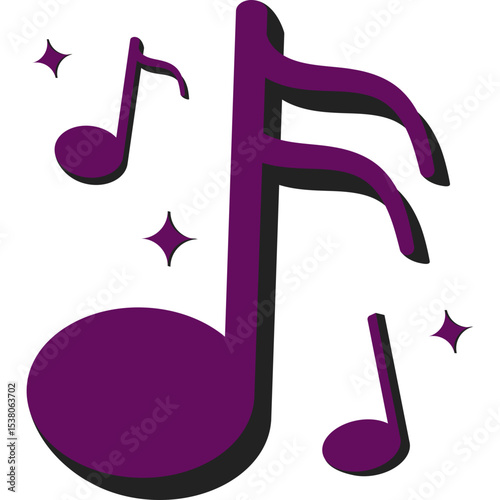 Retro Musical Note