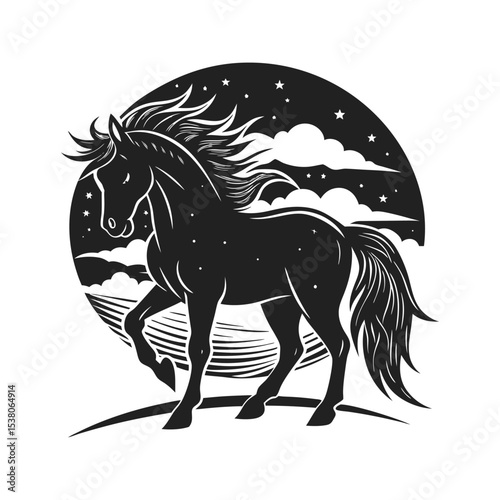 117 Horse Horses on horse jumping 