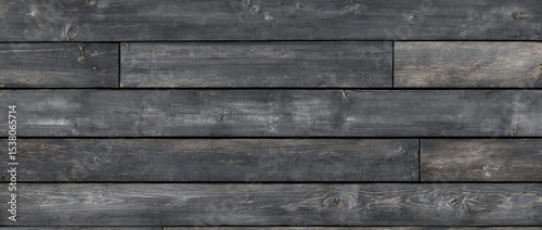 Wallpaper Mural Seamless dark grey wood plank background with horizontal lines and subtle texture variations Torontodigital.ca