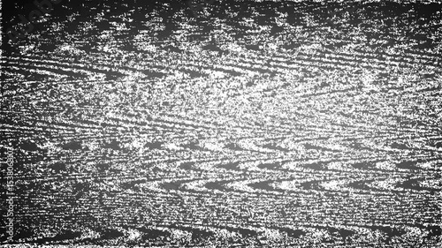 Black and White Static Overlay with Oscillating Horizontal Lines for Distorted Visual Effects