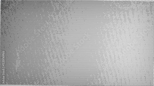Abstract Pulsating White Lines on Black Background Creates a Vintage Retro Film Static Effect Animation