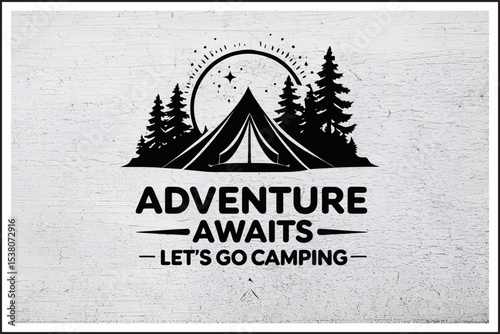 Wilderness Vibes – Adventure Emblem
Forest Escape – Monochrome Camping Art
Sunrise Over Tents – Outdoor Journey
Rustic Nature – Black & White Camp Badge