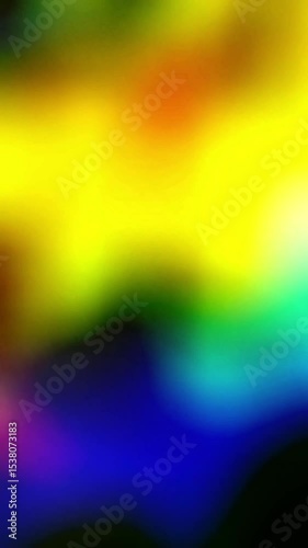 Abstract rainbowlike art suitable for backgrounds, designs, and artistic projects needing a colorful touch. Vibrant, blurry, dreamy, creative.