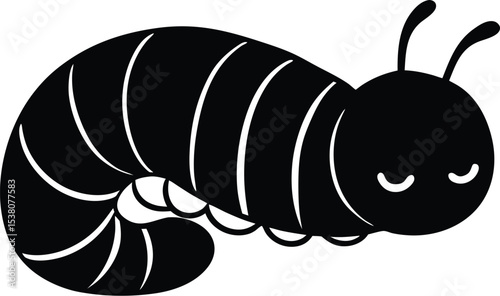 vector illustration of a cartoon bug