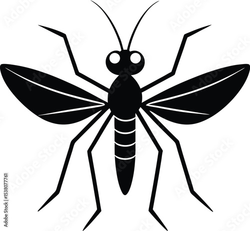 vector illustration of a mosquito