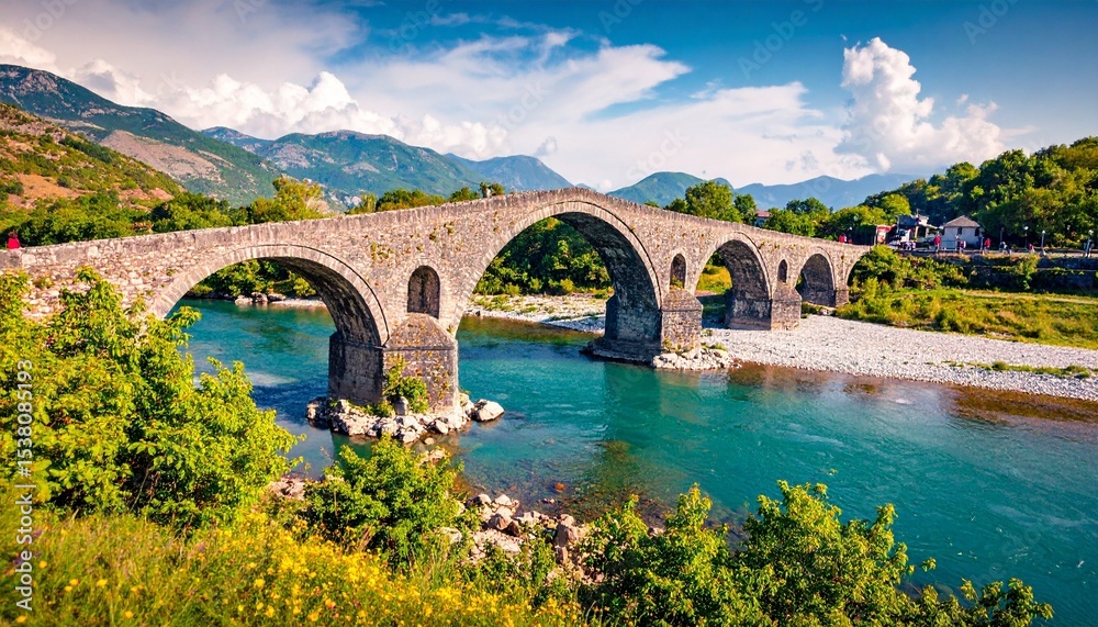 Fototapeta premium bridge over the river