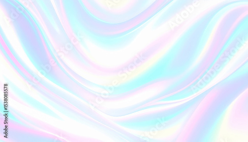 abstract rainbow or holographic background with colorful waves