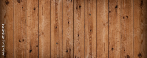 old brown rustic wooden wall table or floor texture - wood background banner