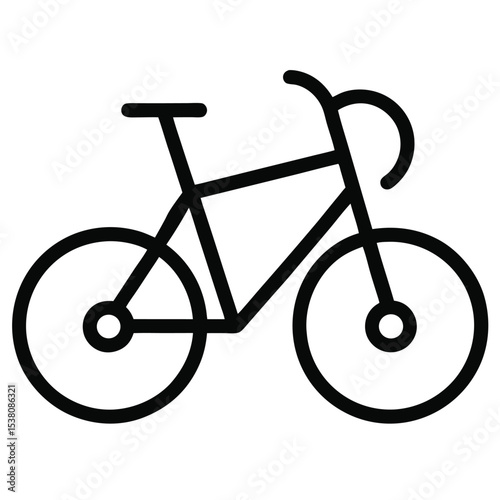 bicycle icon vector illustration icon isolated on white background