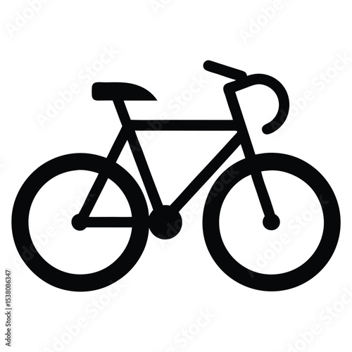 silhouette of a bicycle