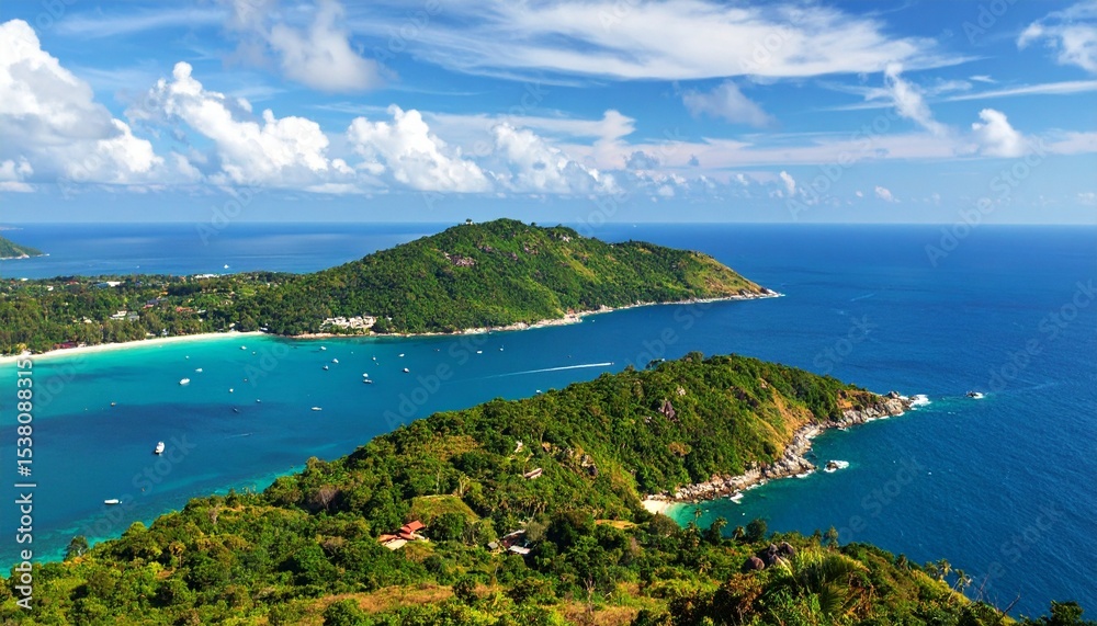 Fototapeta premium view from the sea