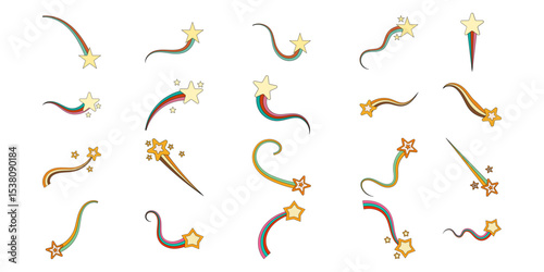 Retro Shooting Star