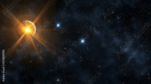 Distant star with erratic flickers, a cosmic enigma defying known patterns
