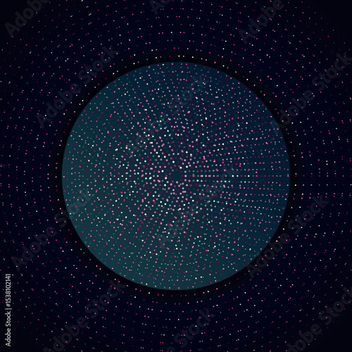 Pattern with sparking color