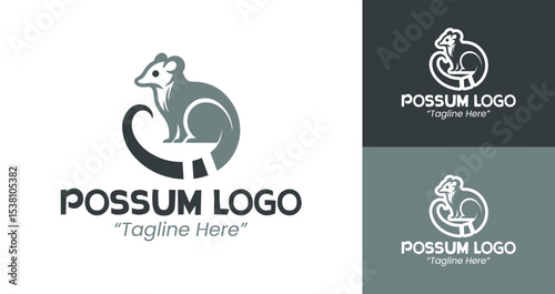 Unique and Professional Possum Logo Design for Digital and Print Branding