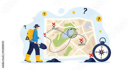 Exploring the World Discovering Hidden Gems and Treasure with a Map and Compass