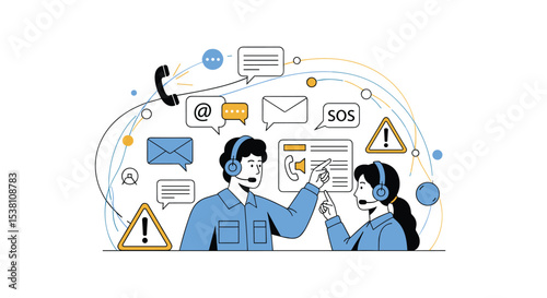 Call Center Agents Streamlining Communication Channels for Efficient Customer Service and Increased Productivity