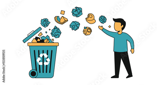 Proper waste management is essential for a sustainable future and community well being
