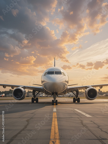 airplane on the ground