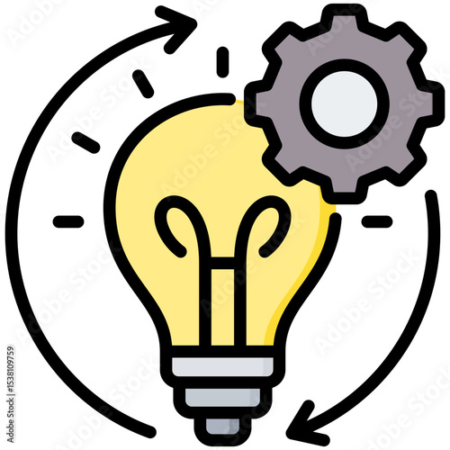 Lean Management Icon