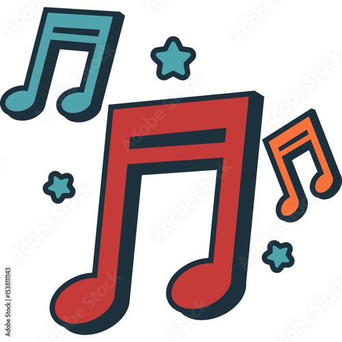 Retro Musical Note