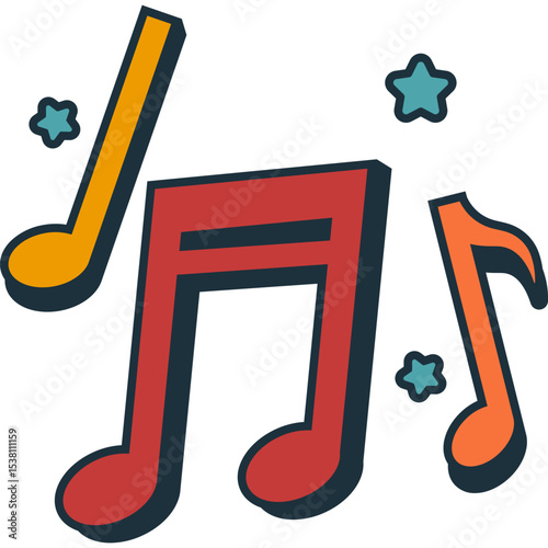 Retro Musical Note