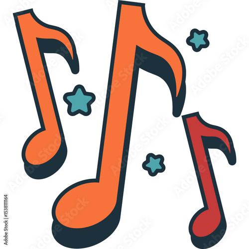 Retro Musical Note