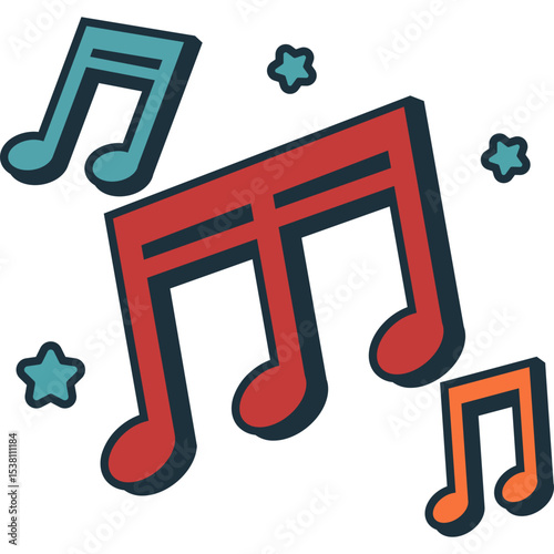 Retro Musical Note