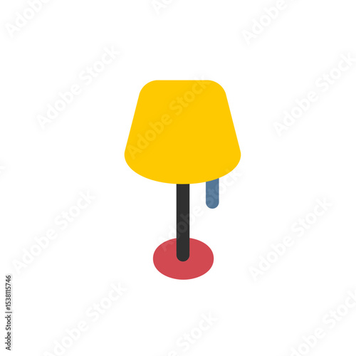 night lamp for bedroom flat icon