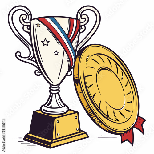 gold cup with a cup