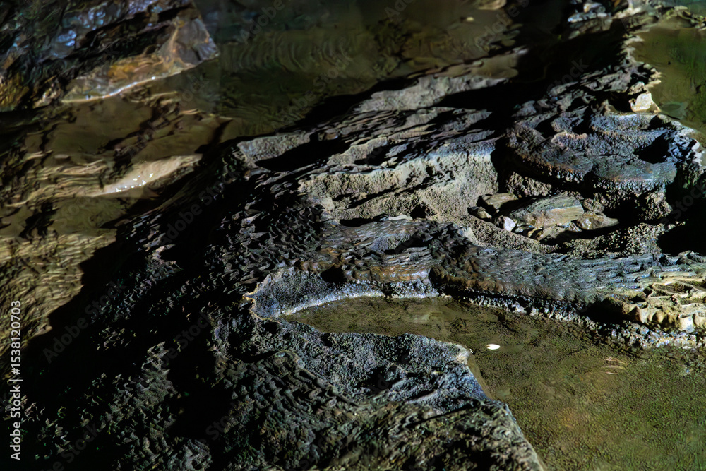 Obraz premium stalagmite in the cave