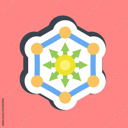 Sticker defi. Crypto currency elements.