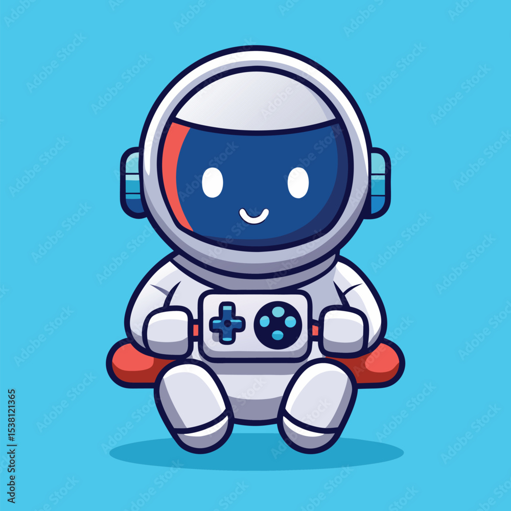 Cartoon Astronaut Holding Game Controller – Space Gaming and Technology Vector Icon Isolated
Cartoon Astronaut Holding Game Controller – Space Gaming and Technology Vector Icon Isolated