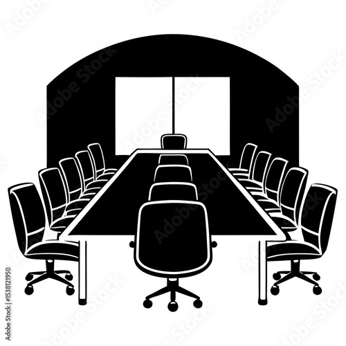 conference room with chairs