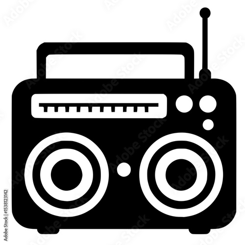 retro radio icon