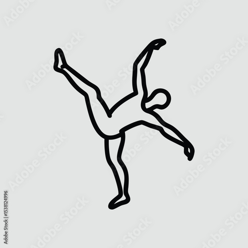 Dancer in Motion Silhouette Set
