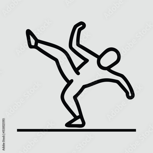 Dancer in Motion Silhouette Set
