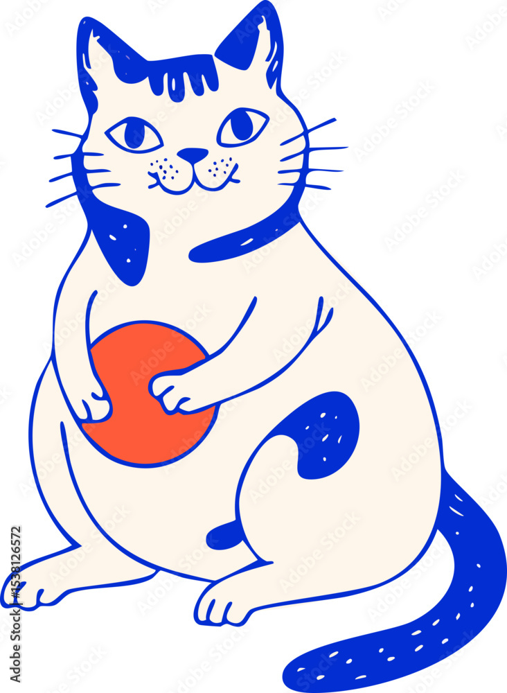 Obraz premium cat vector