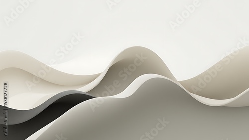 Abstract wave background in neutral tones elegant minimalist design